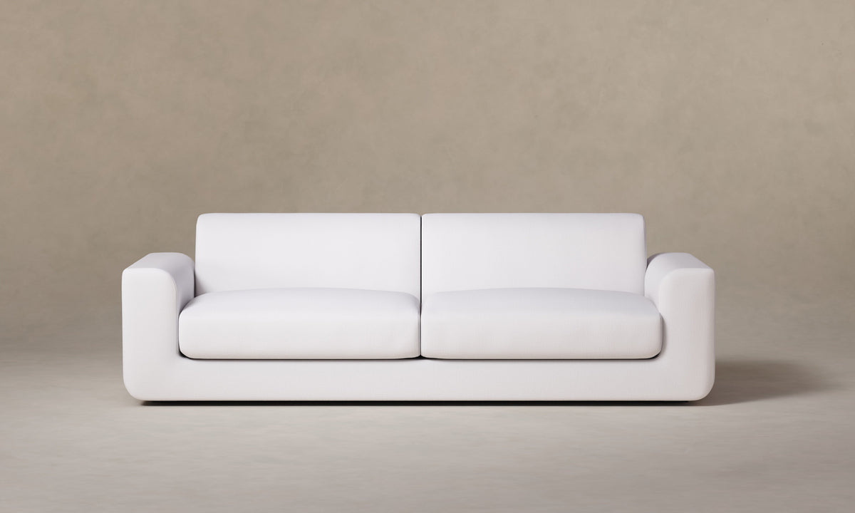 The Marcello Sofa - Heritage Belgian Linen Egret