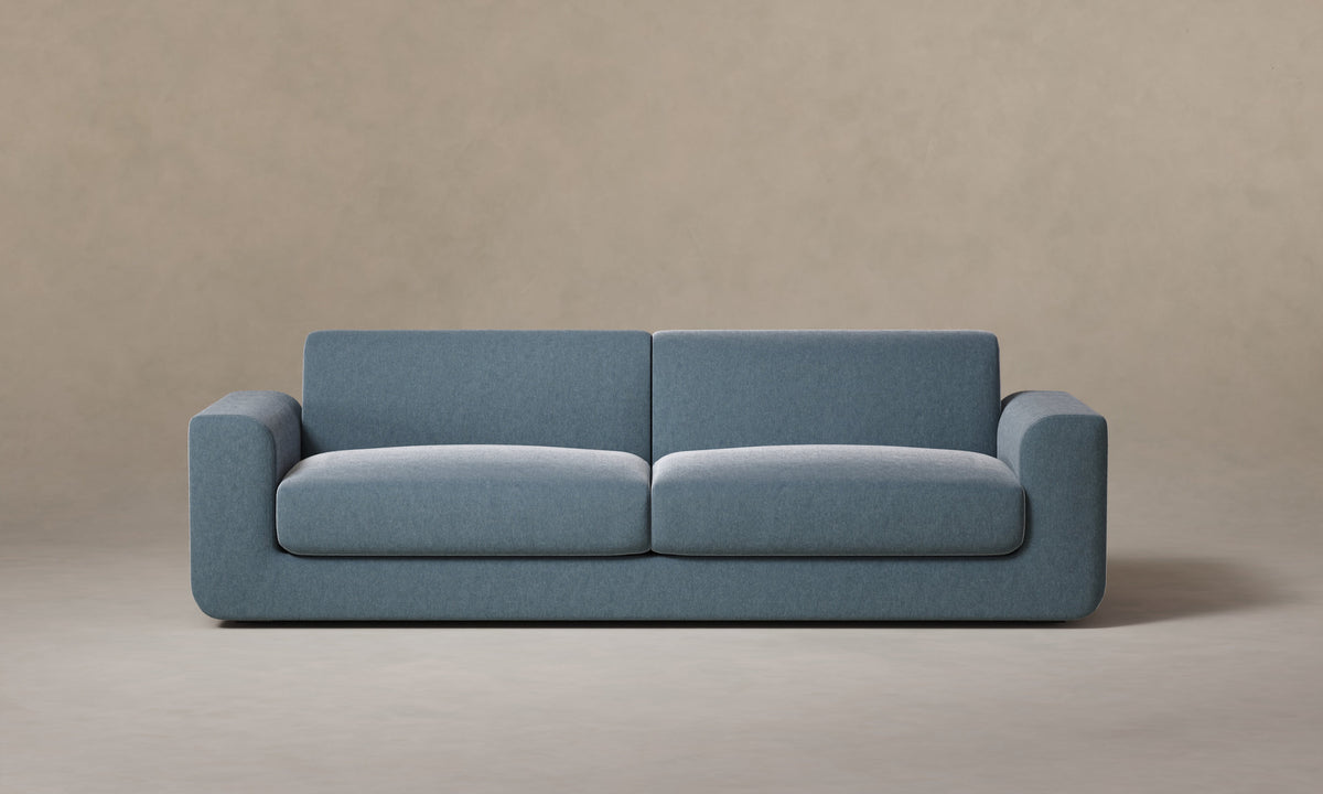 The Marcello Sofa - Mohair Slate Blue