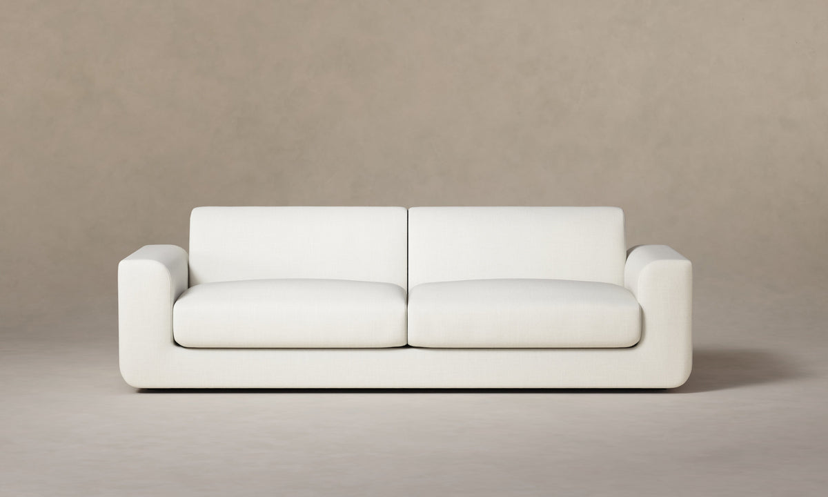The Marcello Sofa - Performance Linen Weave Pure White