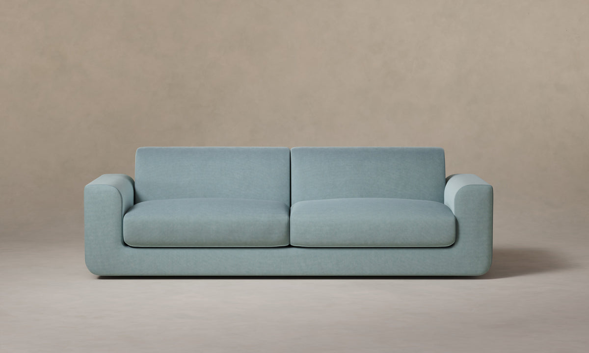 The Marcello Sofa - Performance Velvet Sky