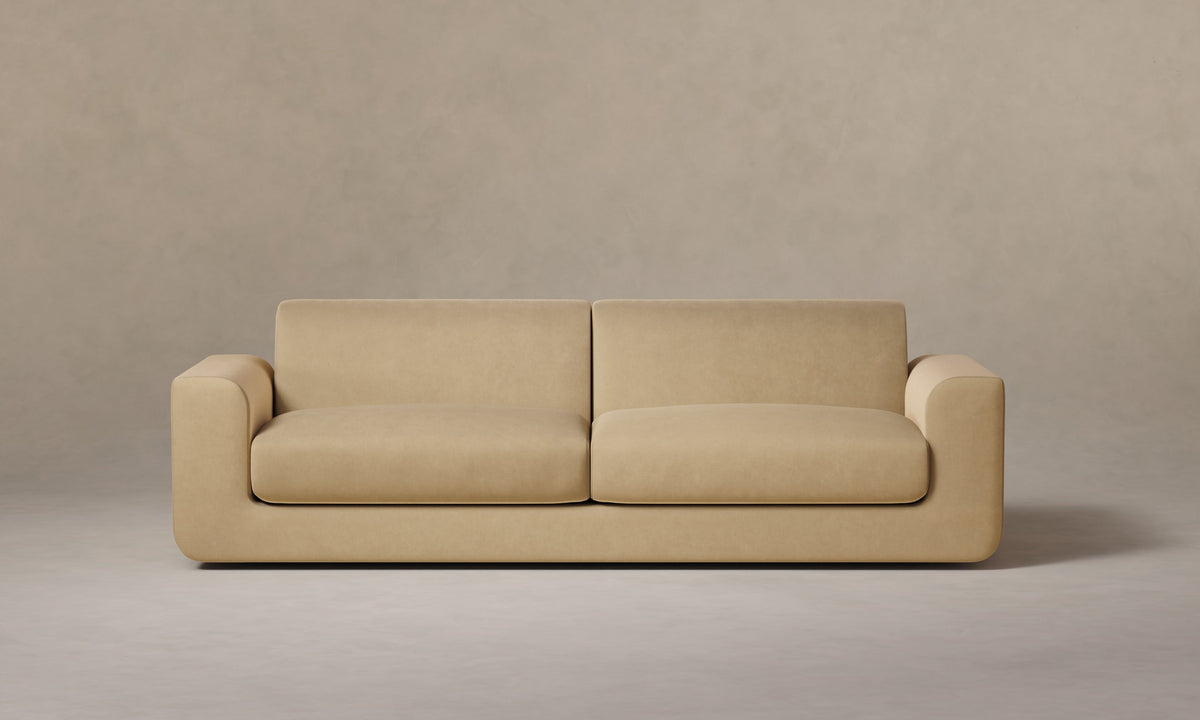 The Marcello Sofa - Performance Velvet Taupe