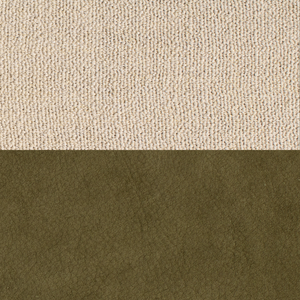 Performance Textural Weave Savanna with Nubuck Leather Artichoke
