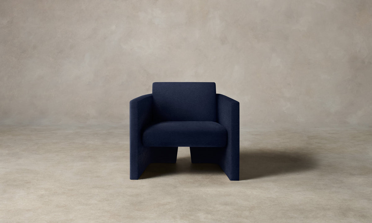 The Separa Chair - Performance Velvet Midnight