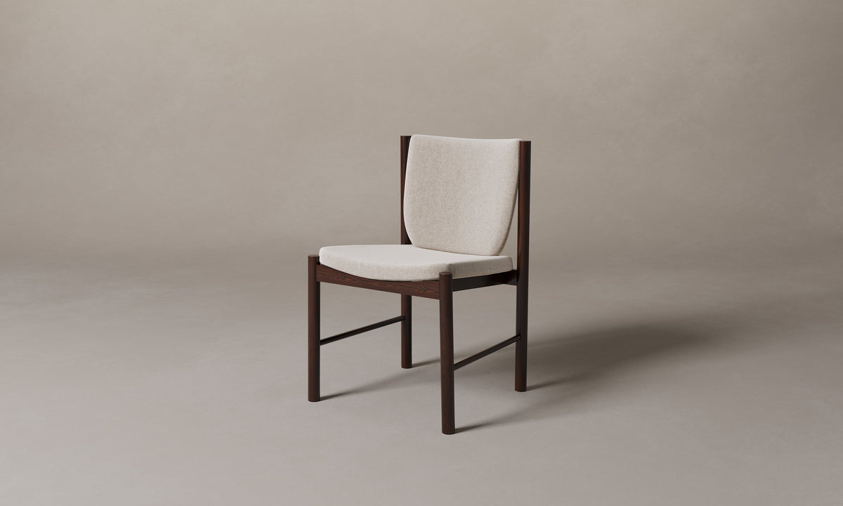 The Sol Dining Chair - Italian Brushed Wool Fox