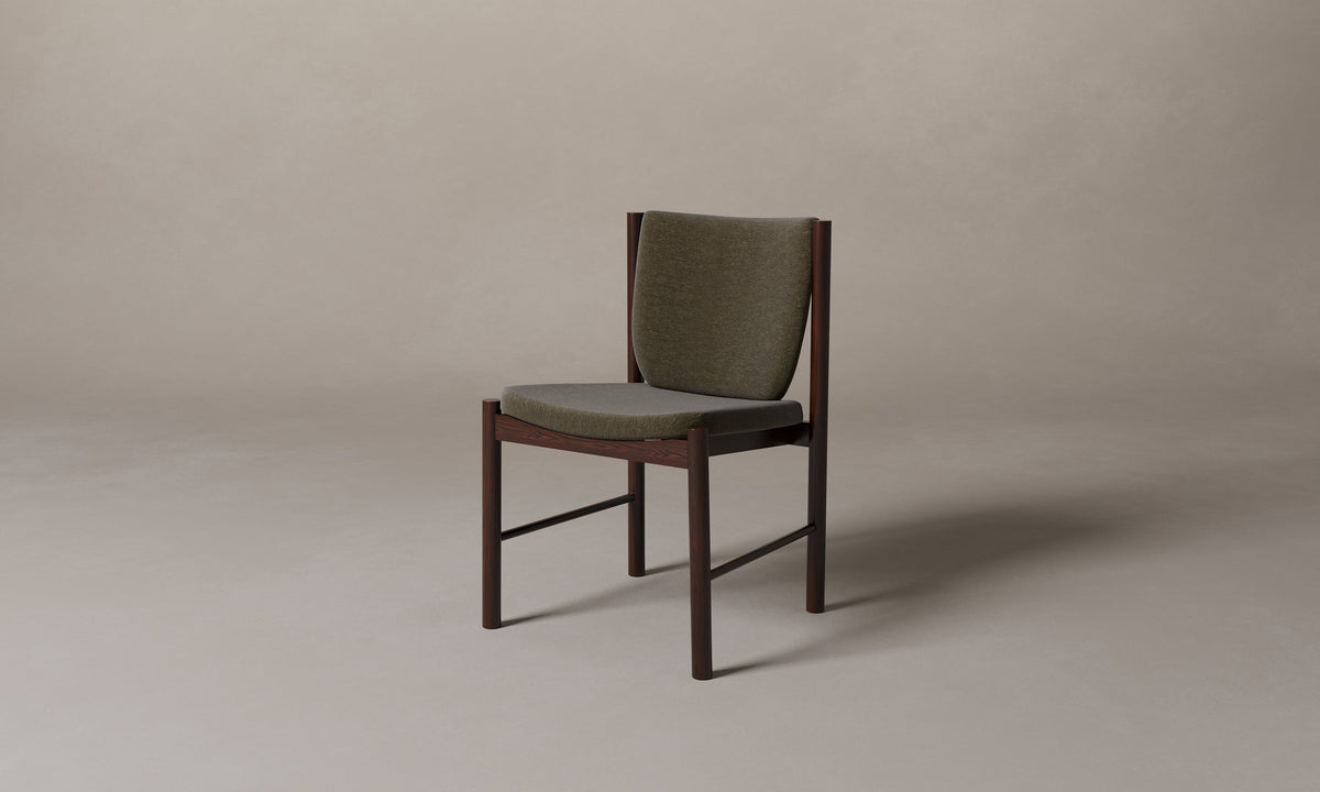 The Sol Dining Chair - Mohair Mink