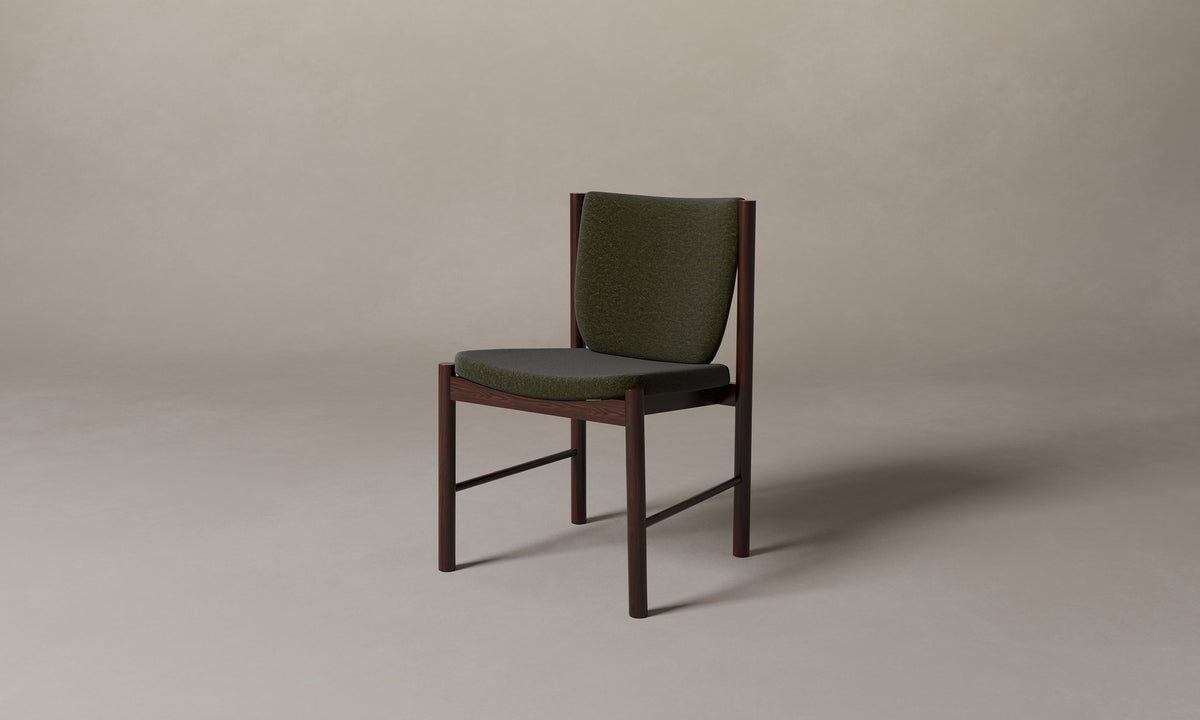 The Sol Dining Chair - Mohair Moss