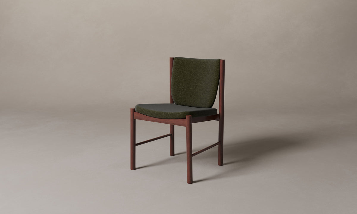 The Sol Dining Chair - Mohair Moss