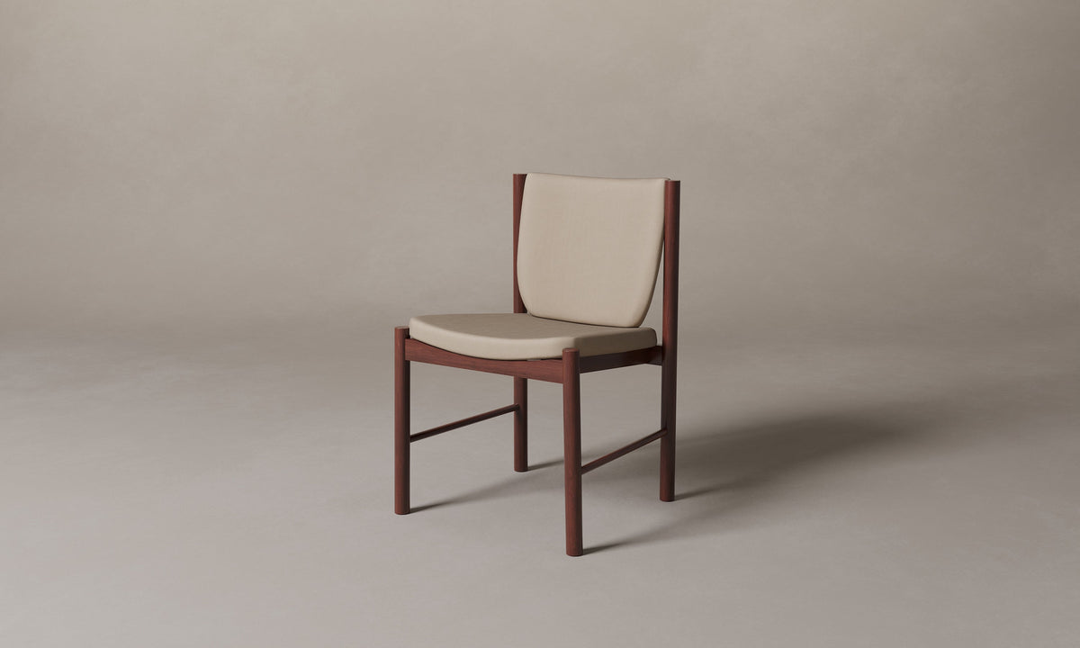 The Sol Dining Chair - Nubuck Leather Fawn