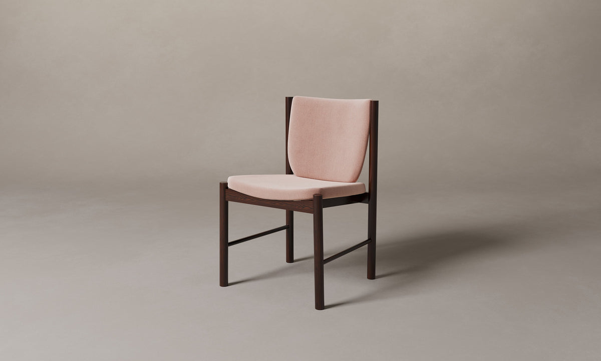The Sol Dining Chair - Performance Velvet Blossom