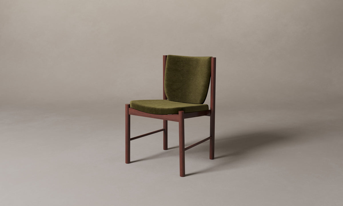 The Sol Dining Chair - Performance Velvet Olive