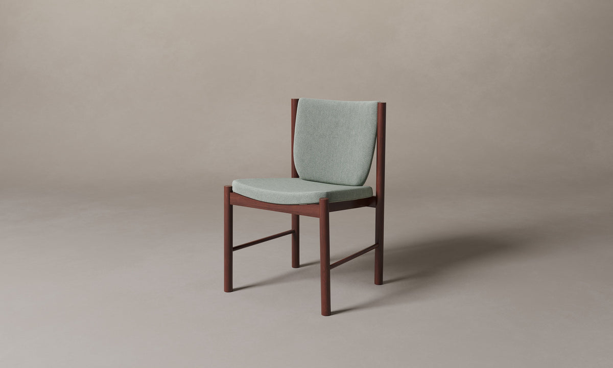 The Sol Dining Chair - Performance Velvet Seafoam