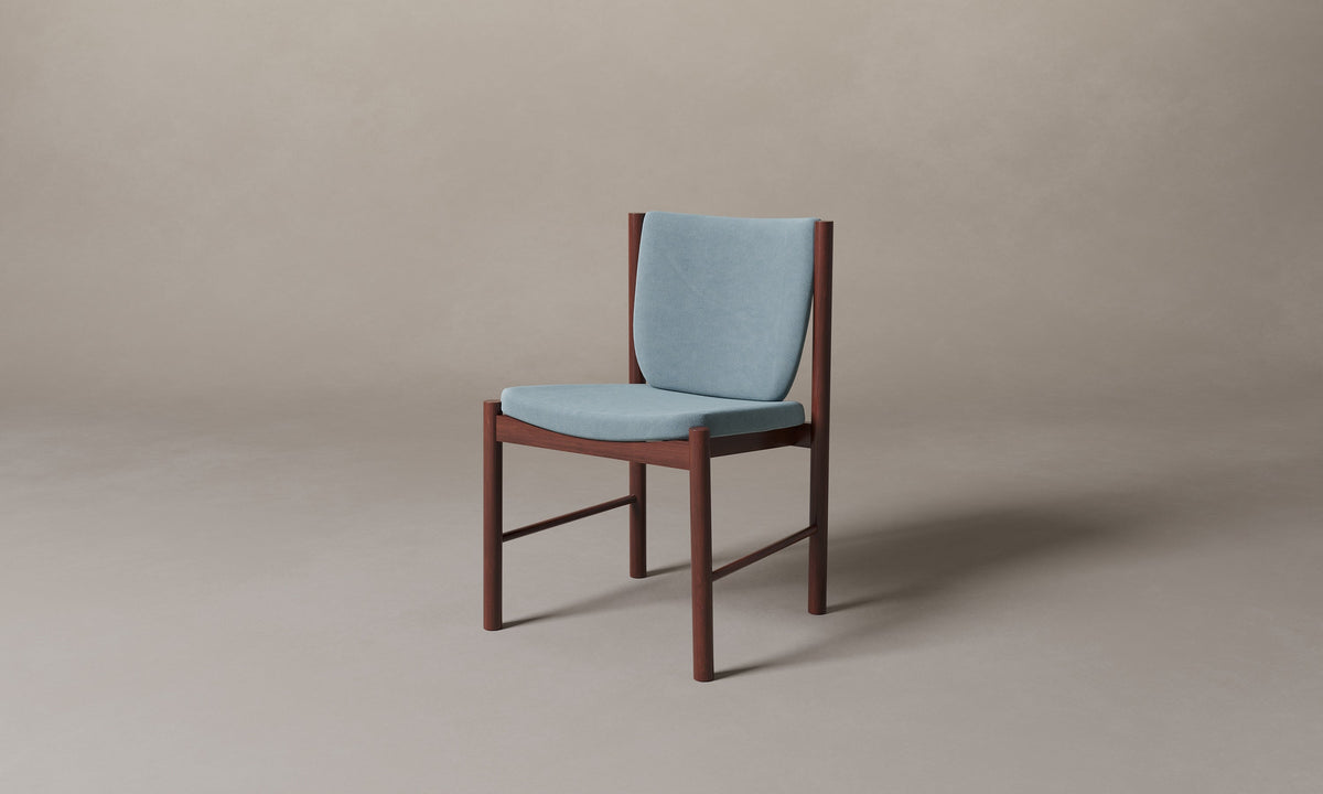 The Sol Dining Chair - Performance Velvet Sky