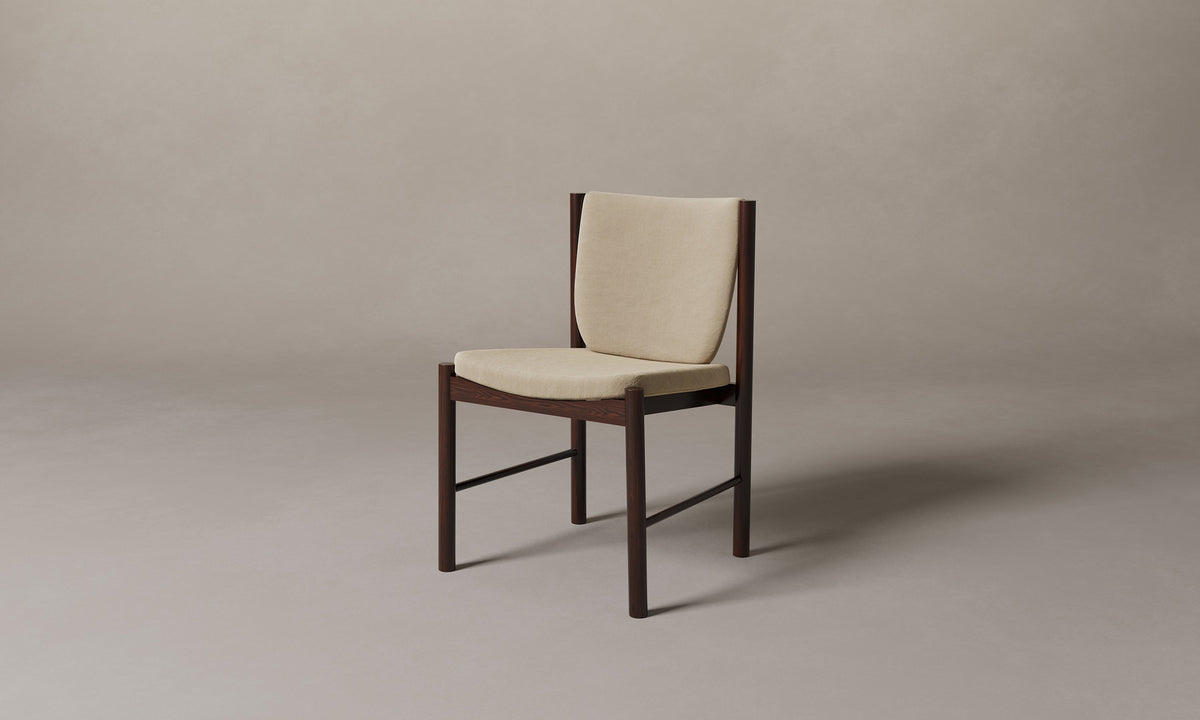 The Sol Dining Chair - Performance Velvet Taupe