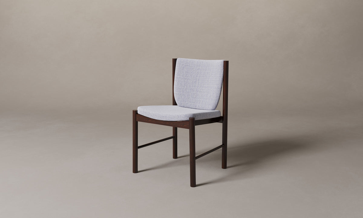 The Sol Dining Chair - Performance Woven Chenille Rain