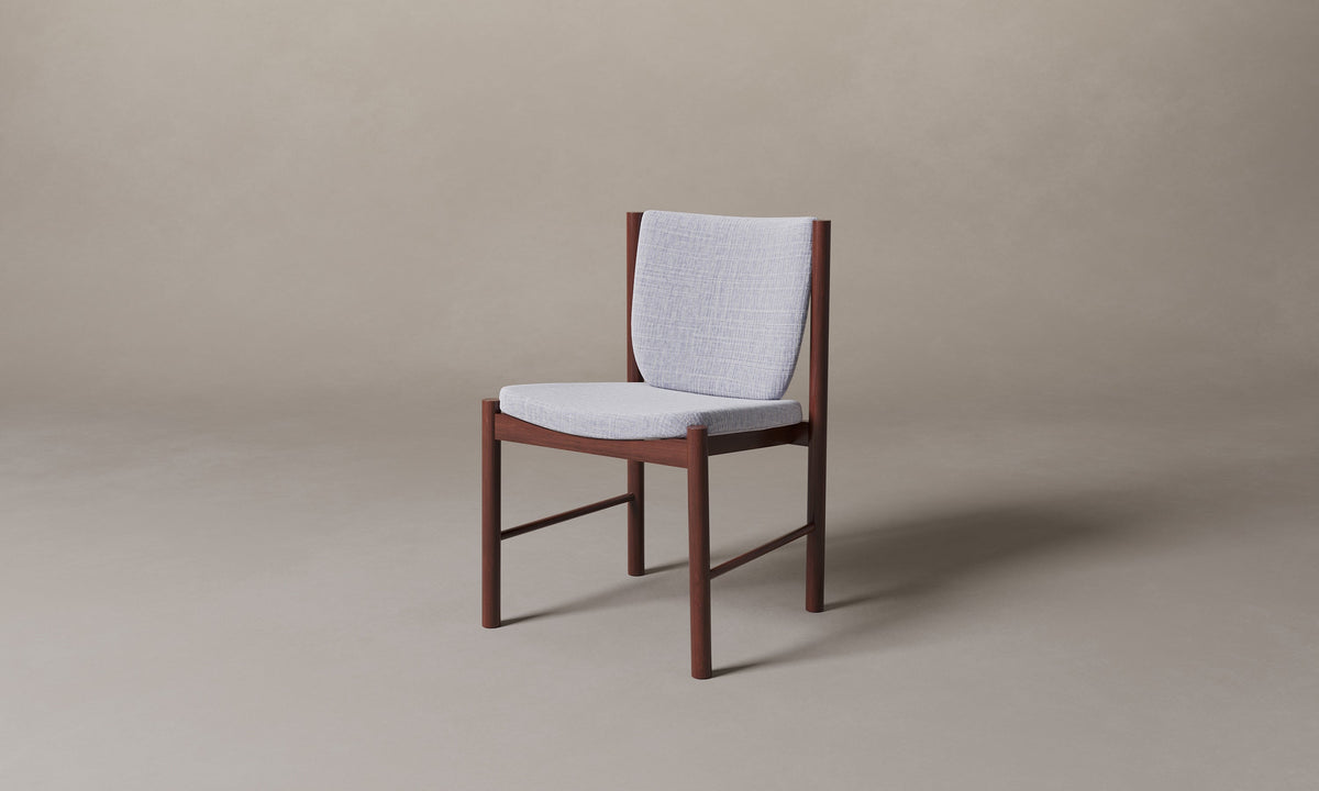 The Sol Dining Chair - Performance Woven Chenille Rain