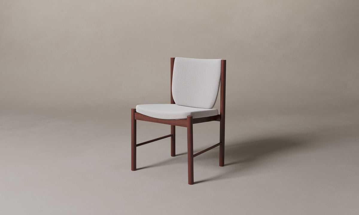 The Sol Dining Chair - Performance Woven Chenille Steel