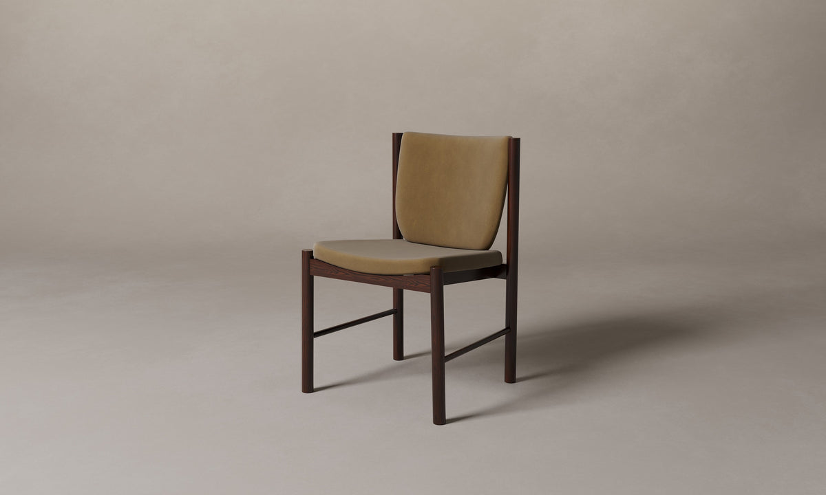 The Sol Dining Chair - Tuscan Leather Camel