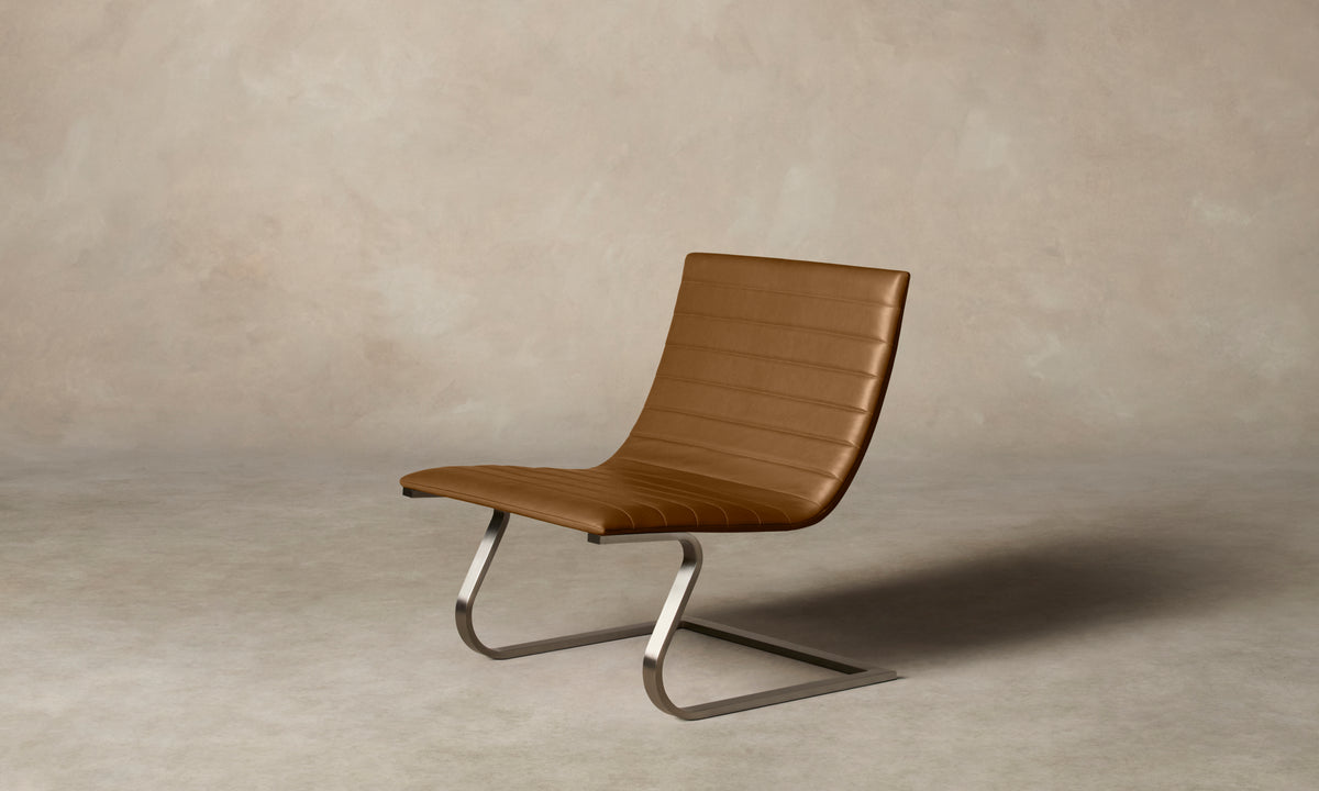 The Thea Chair - Costa Leather Nutmeg