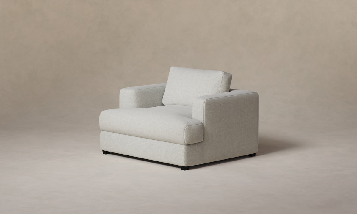 The Varick Chair-and-a-Half - Performance Textural Weave Breeze