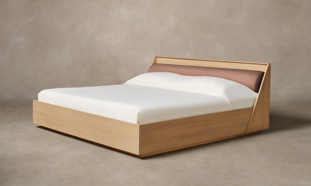 The Verne Bed - Mohair Peony