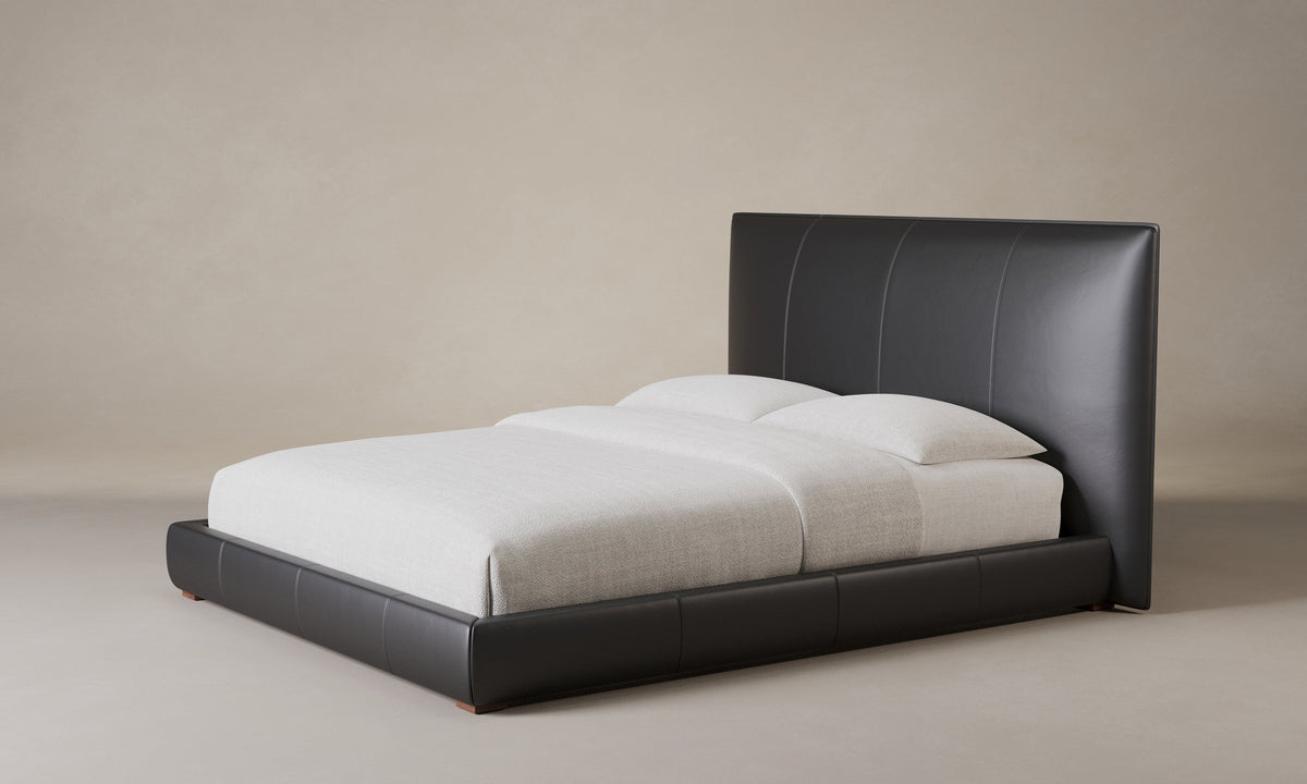 The Wythe Bed - Costa Leather Jet