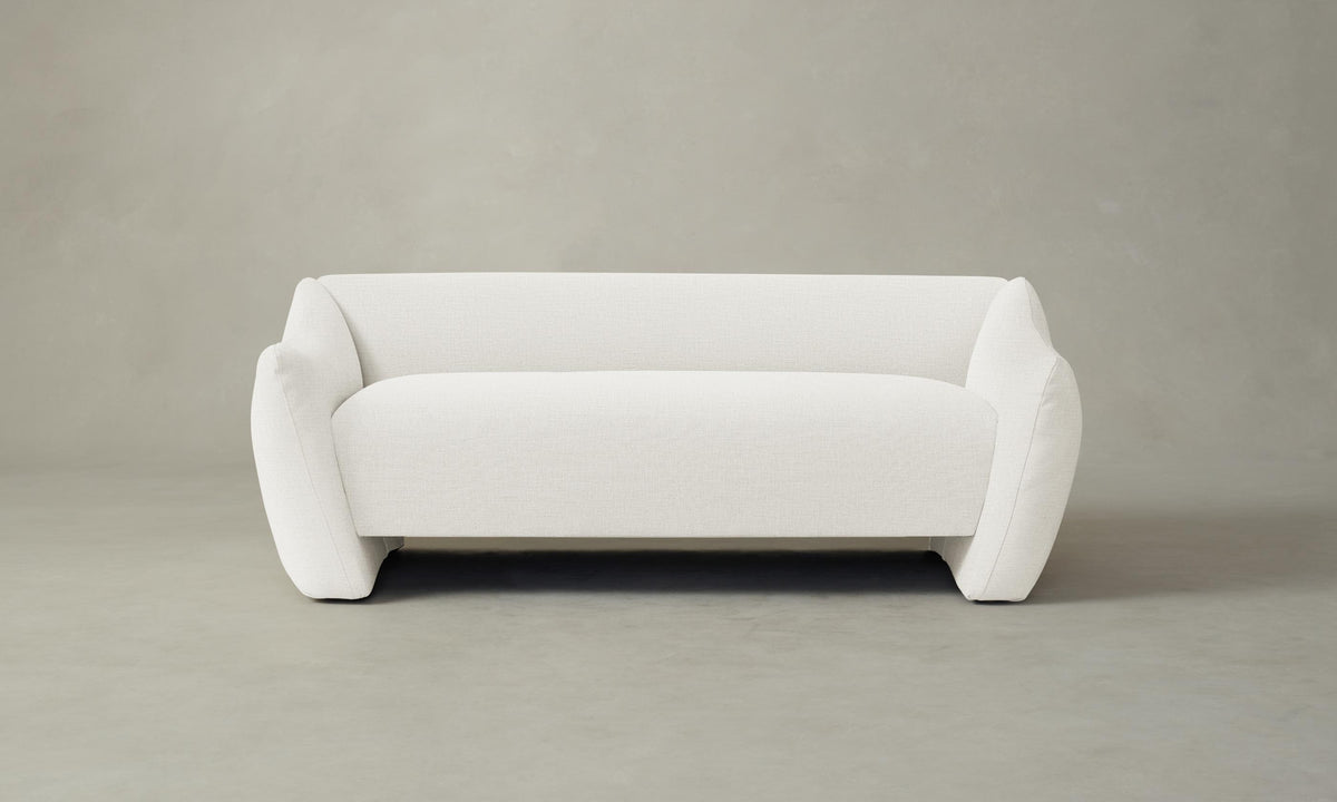 The Bond Settee - Performance Woven Chenille Lace