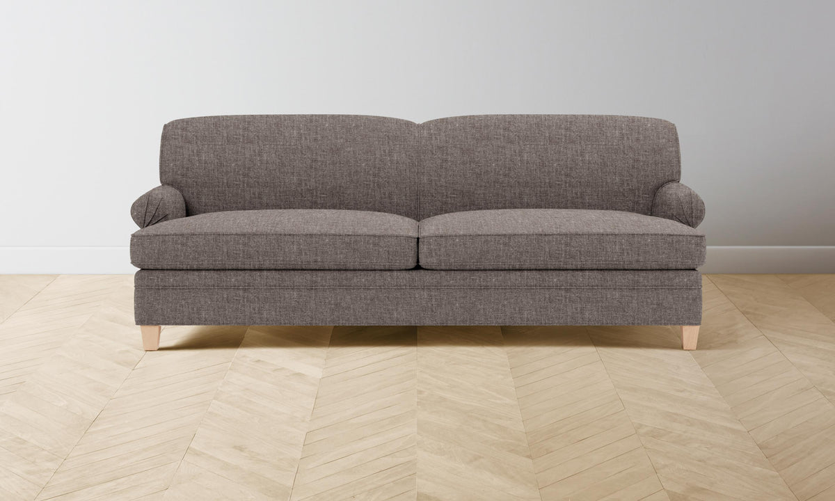 The Carmine Sofa - Heritage Belgian Linen Carob