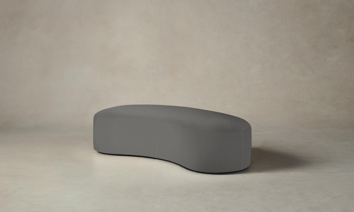 The Chelsea Daybed - Pebbled Leather Ash