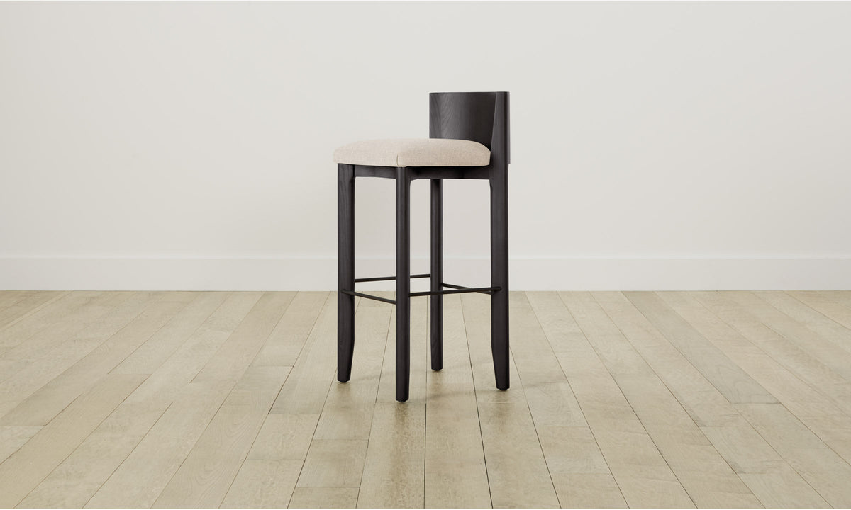 The Delancey Bar & Counter Stool - Heritage Belgian Linen Summit