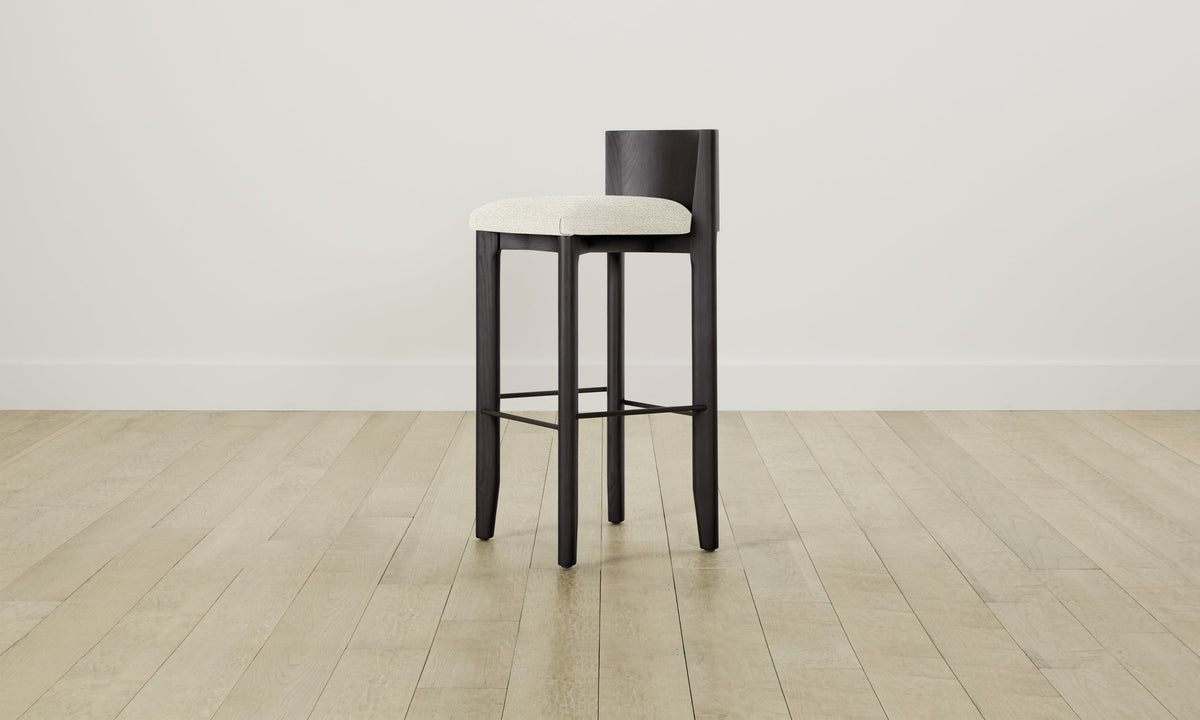 The Delancey Bar & Counter Stool - Performance Textural Weave Wisp