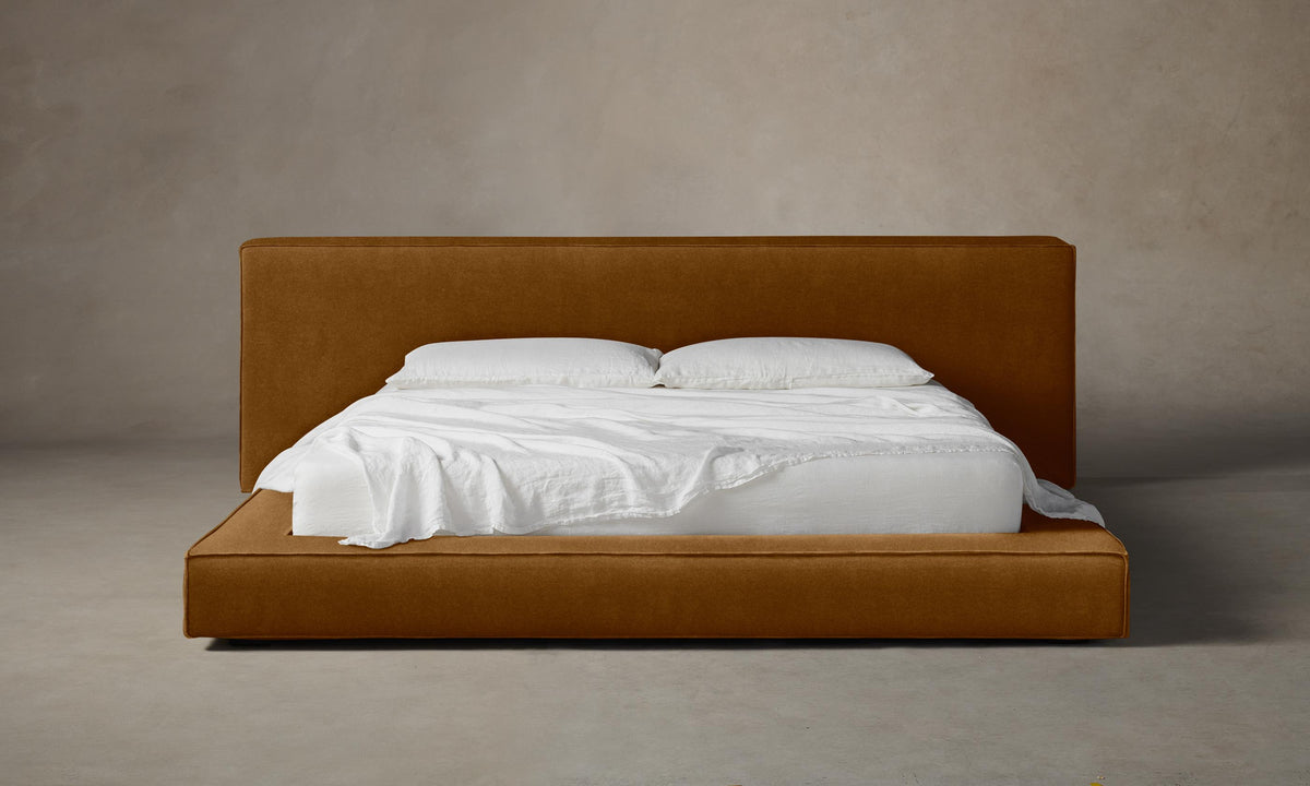 The Eldridge Bed - Mohair Brown Sugar