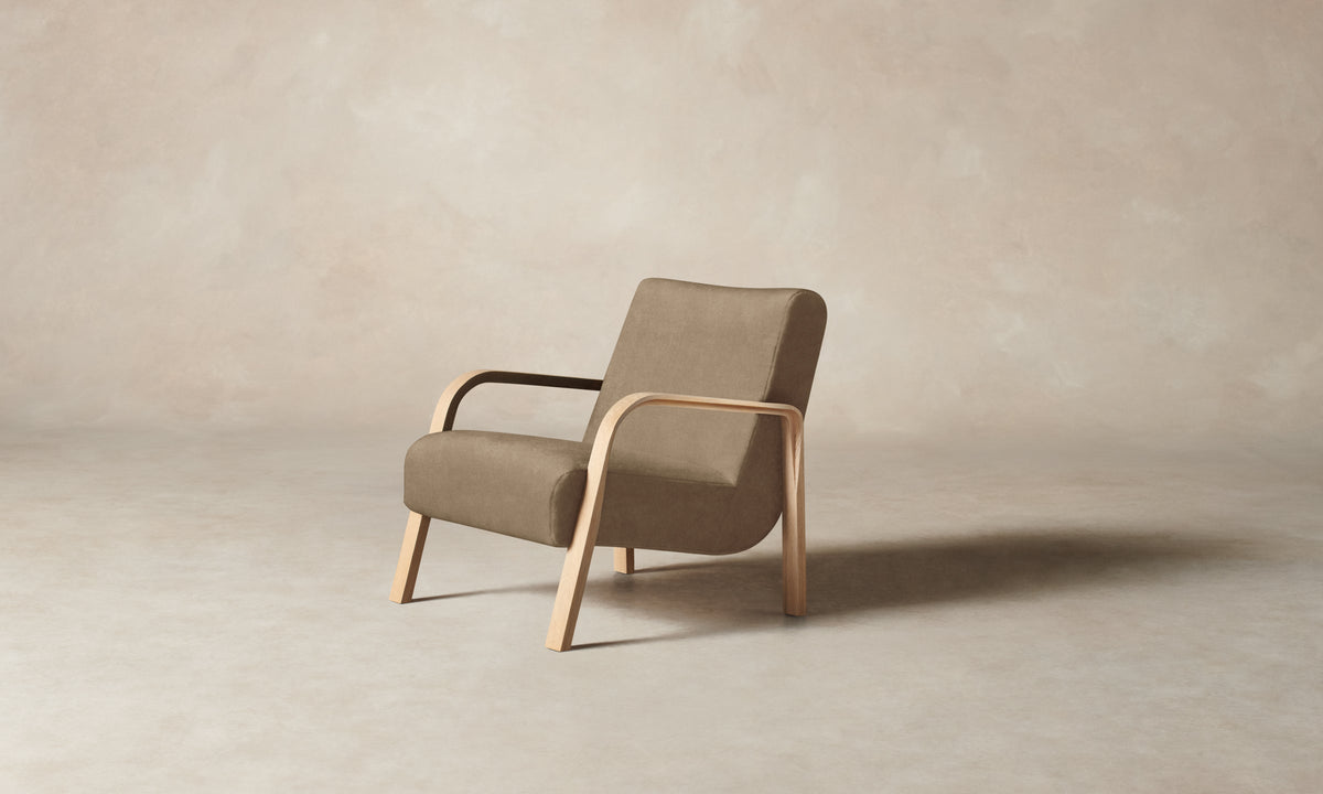 The Felix Chair - Mohair Almond