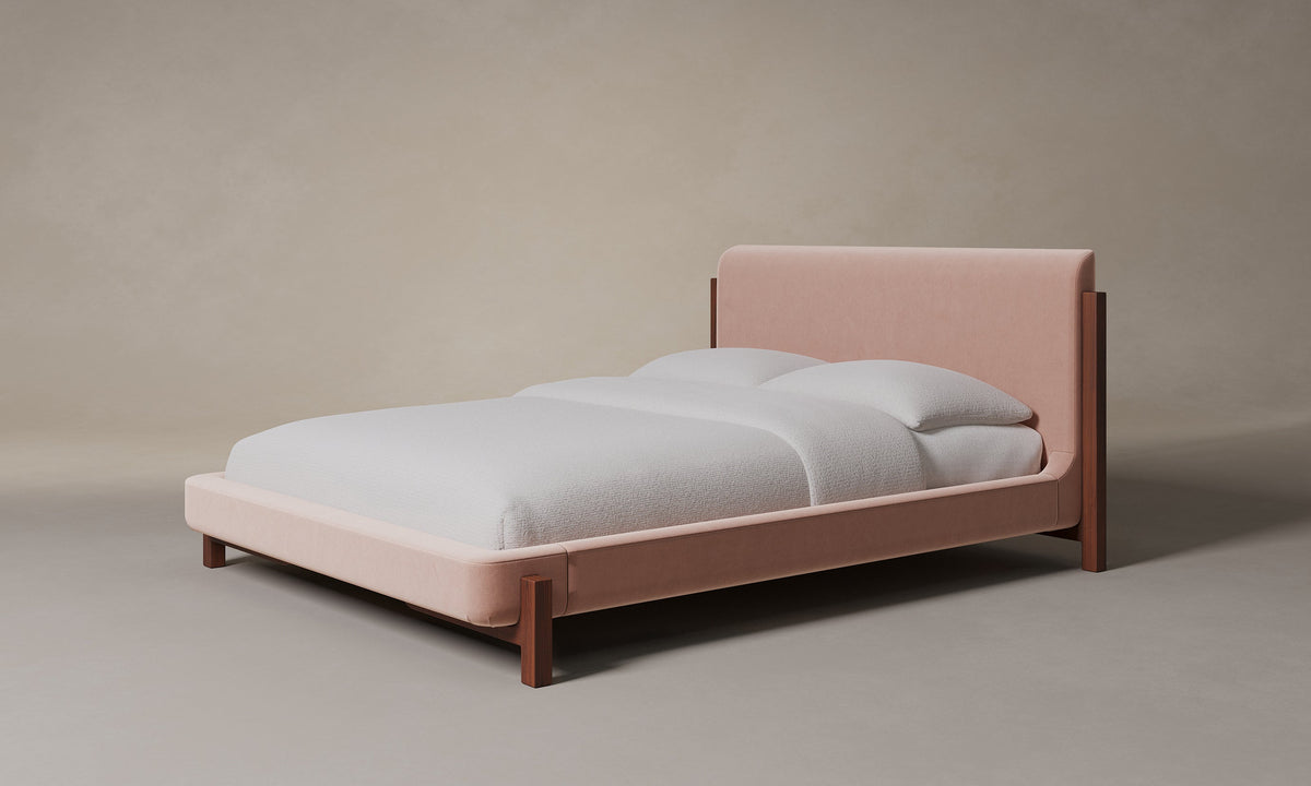 The Irene Bed - Performance Velvet Blossom