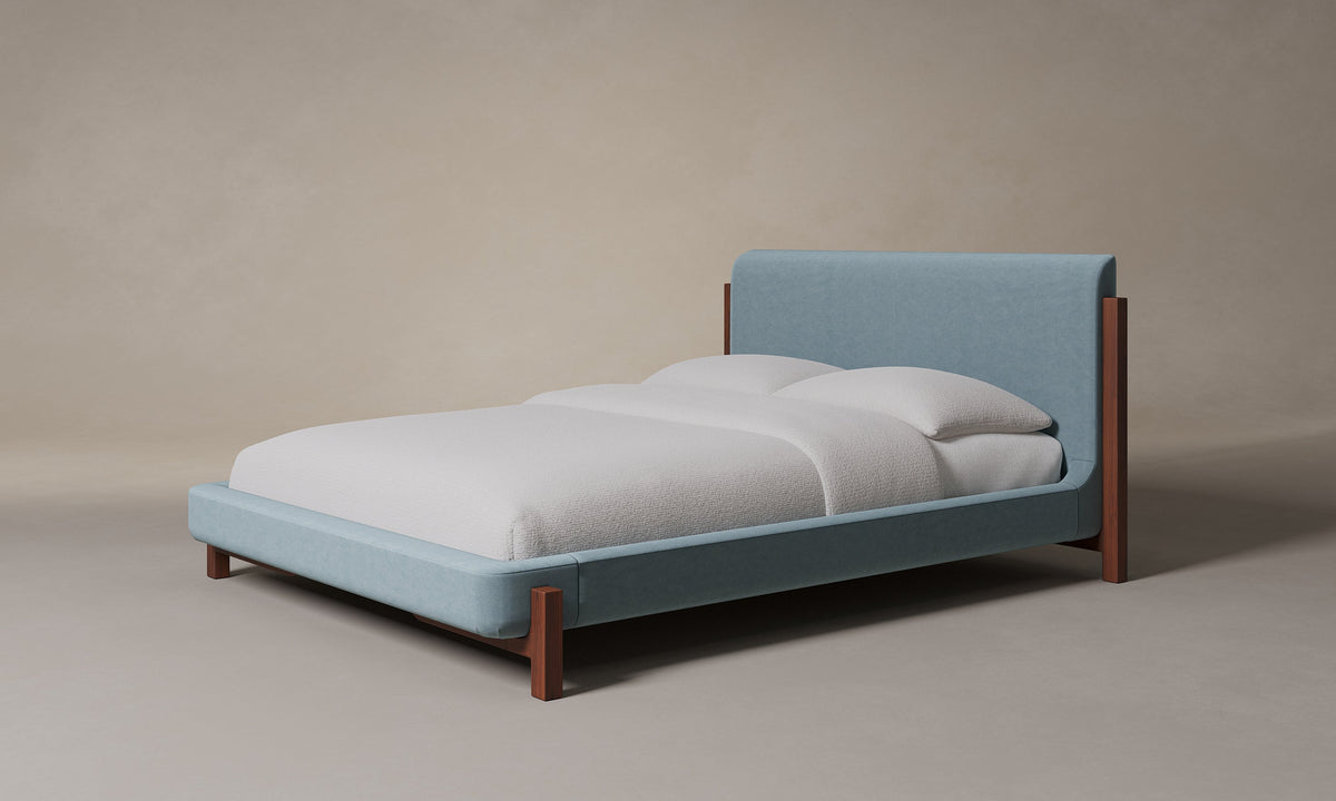 The Irene Bed - Performance Velvet Sky