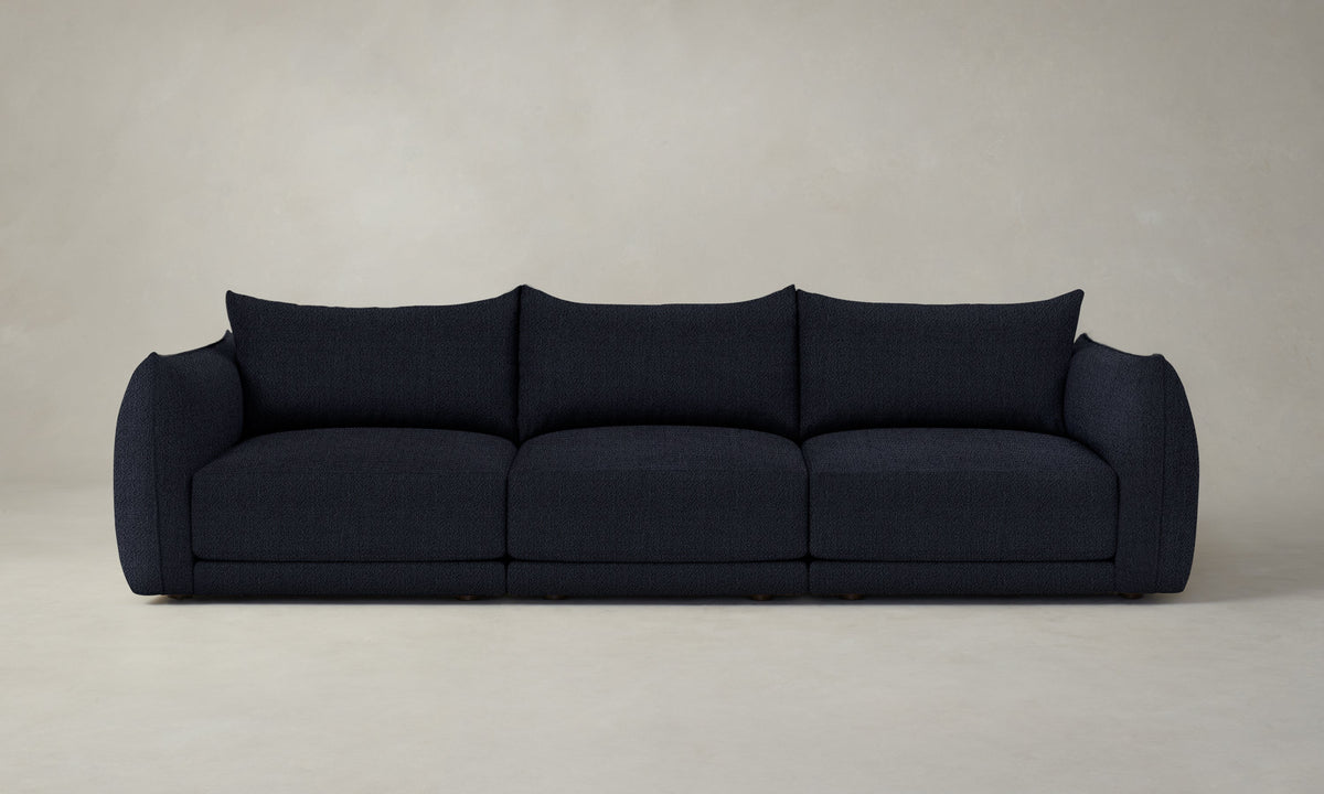 The Jones Modular Sectional - Performance Textural Weave Marina