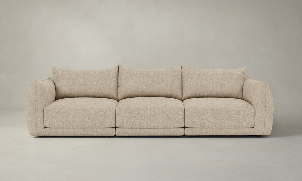 The Jones Modular Sofa - Performance Textural Weave Savanna
