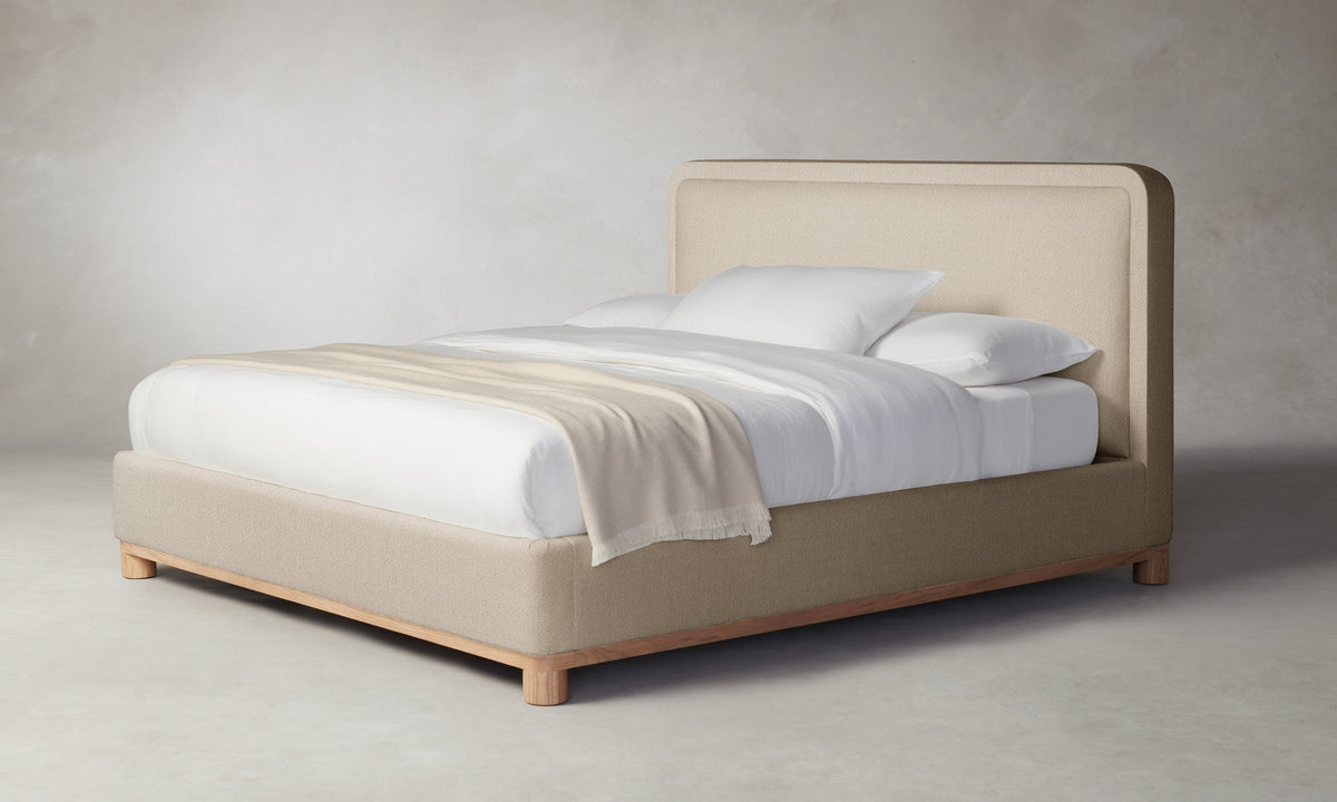 The Kent Bed - Performance Textural Weave Savanna