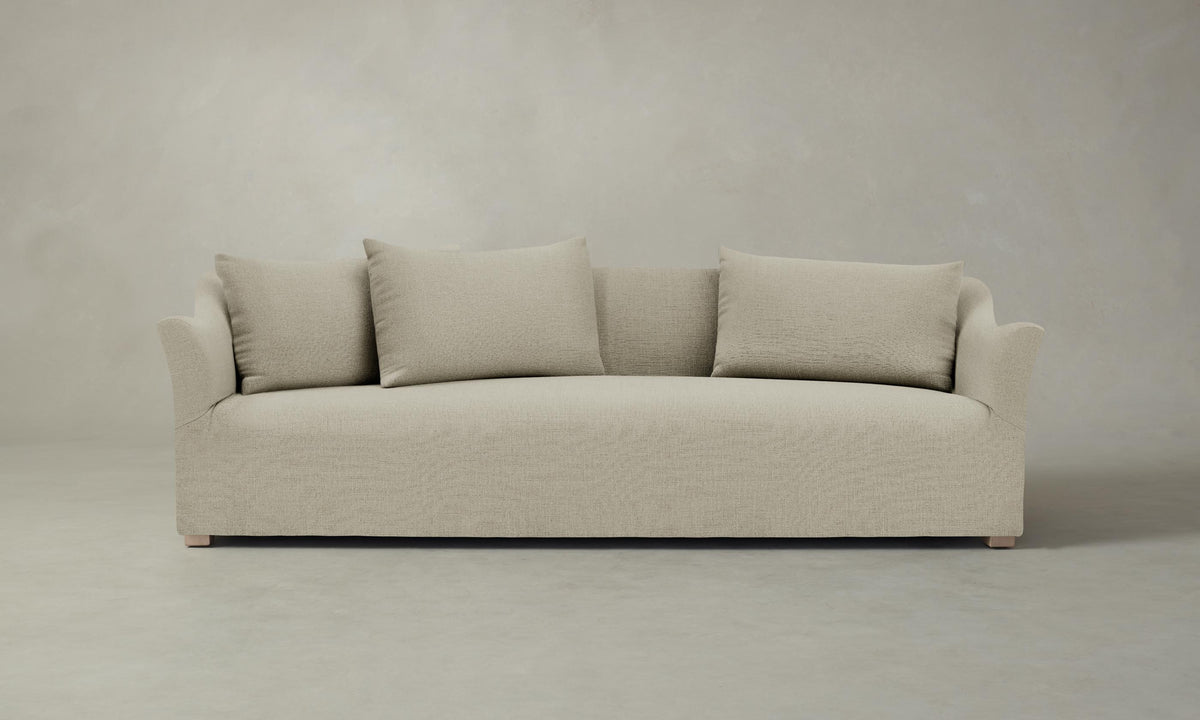 The Lenox Sofa - Heritage Belgian Linen Alder