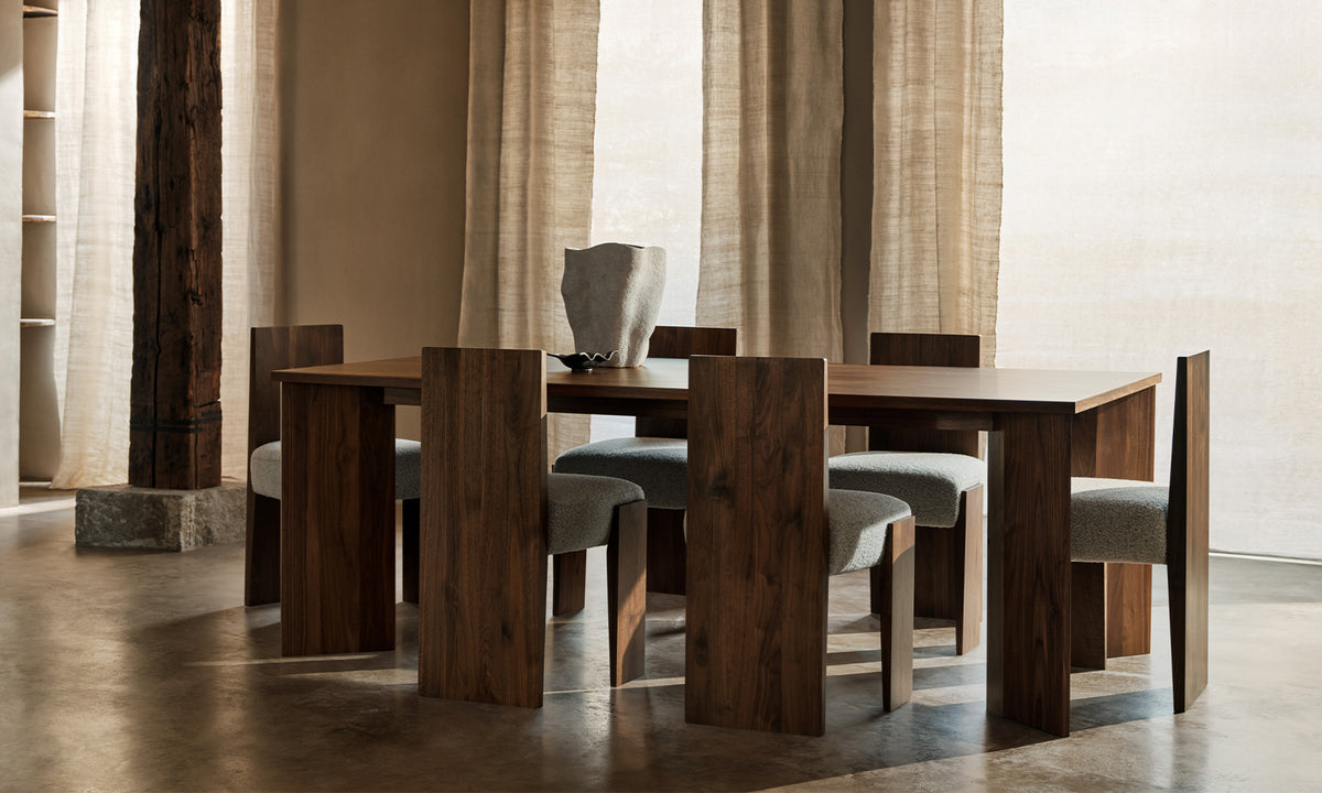 york rectangular wood dining table in golden oak with chairs - dining set