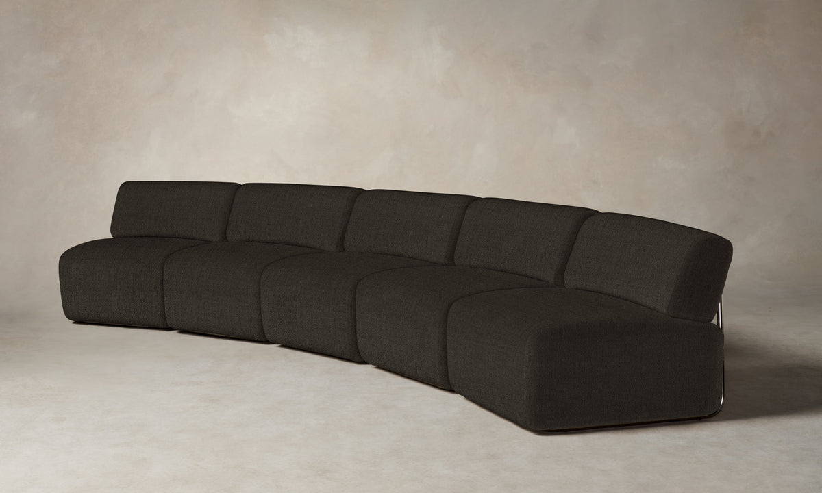 The Miles Modular Sectional - Performance Textural Weave Root
