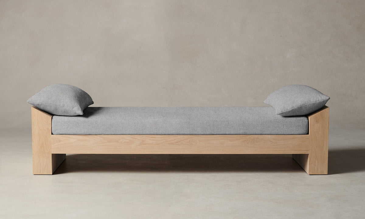 The Montauk Daybed - Italian Brushed Wool Moon
