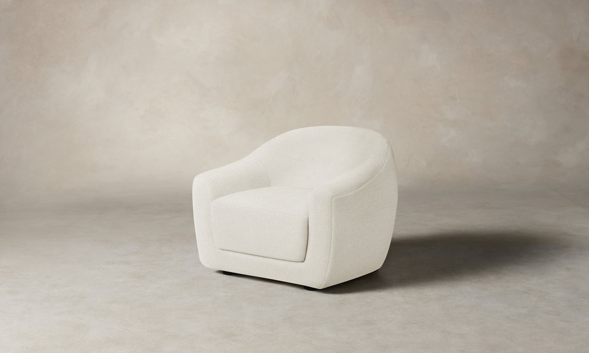 The Oliver Chair - Heritage Belgian Linen Egret