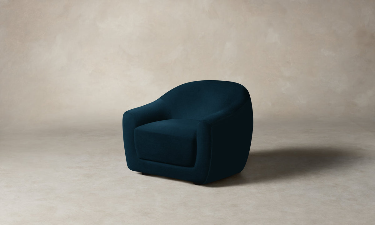 The Oliver Chair - Mohair Admiral