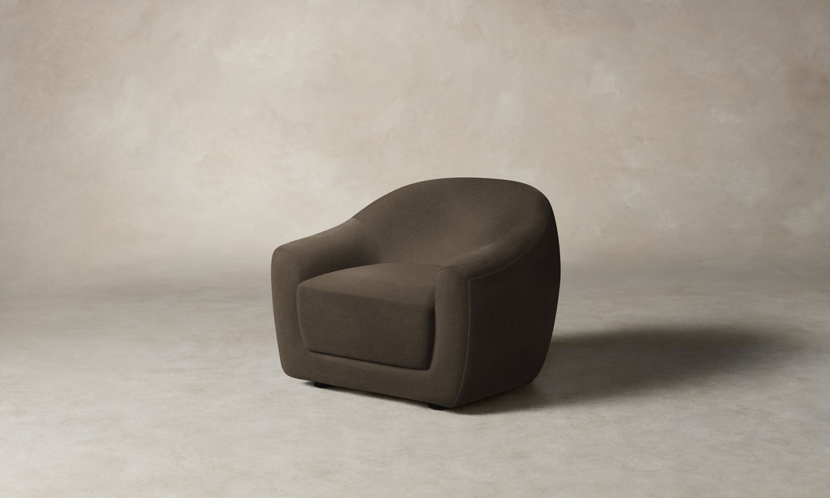 The Oliver Chair - Mohair Mink