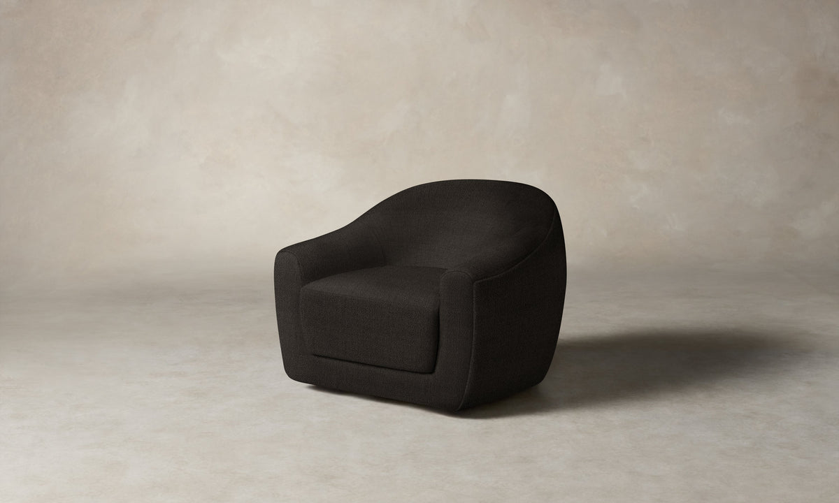 The Oliver Swivel Chair - Performance Textural Weave Root