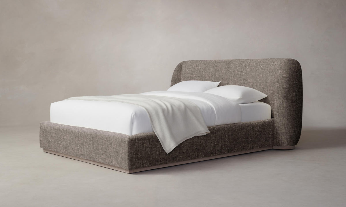 The Smith Bed - Heritage Belgian Linen Carob