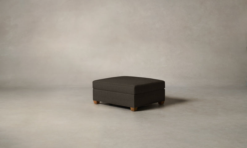 The Sullivan Ottoman - Performance Textural Weave Root
