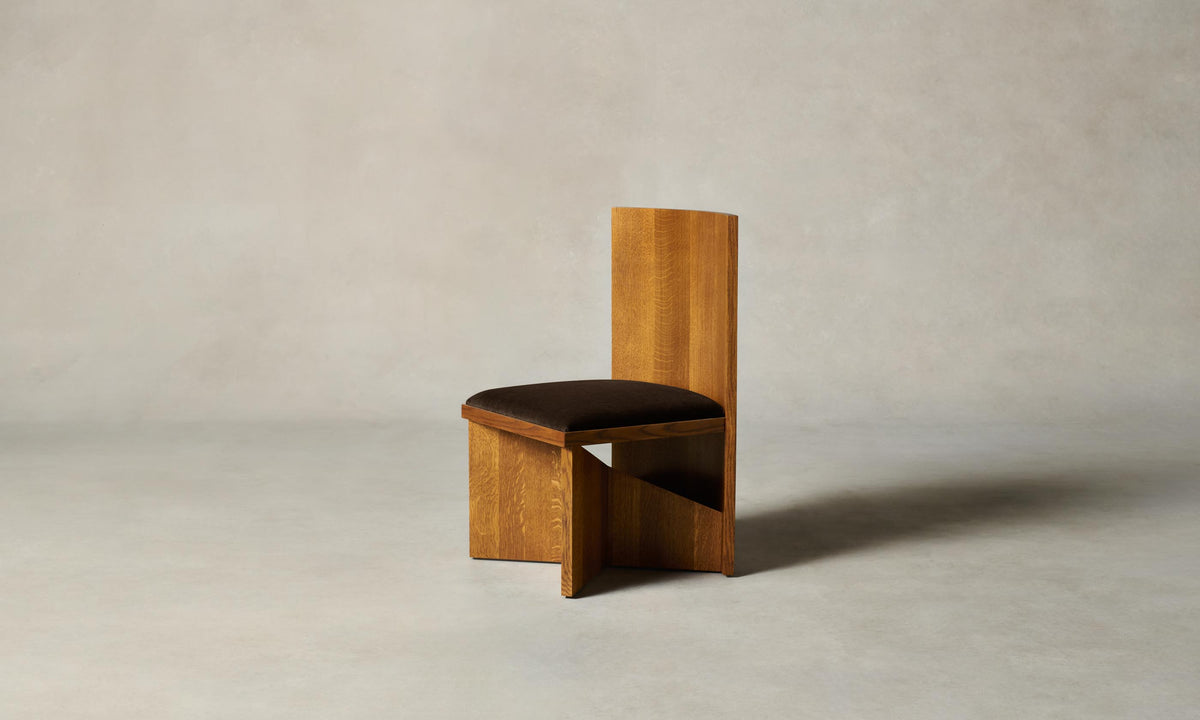 The Venice Chair - Mohair Chocolate