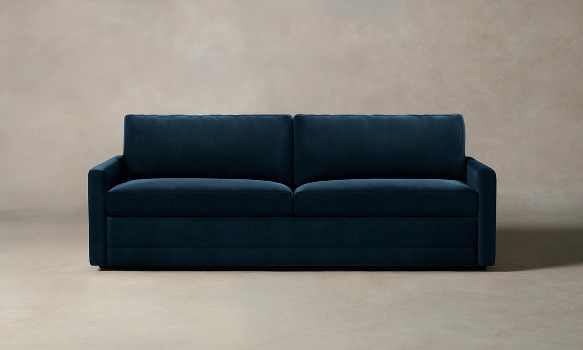 The Warren Sleeper Sofa - Performance Velvet Sapphire