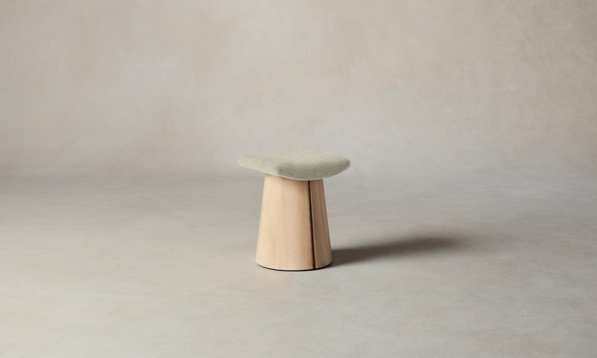 The Weston Stool - Heritage Belgian Linen Alder